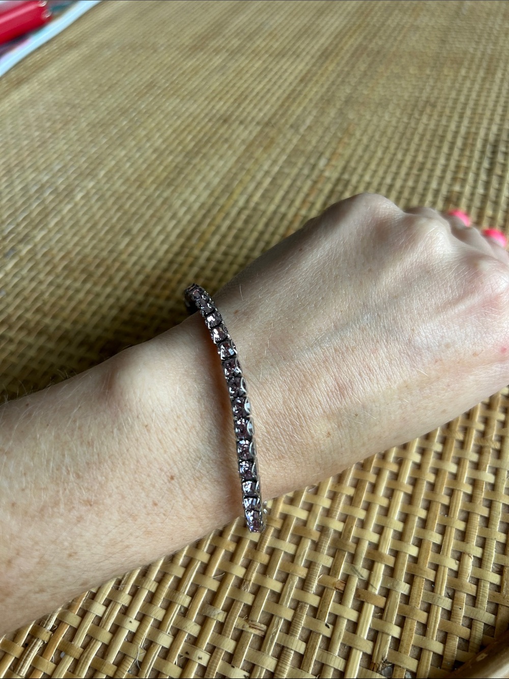 Touchstone Crystal by Swarovski birthstone bracelet June